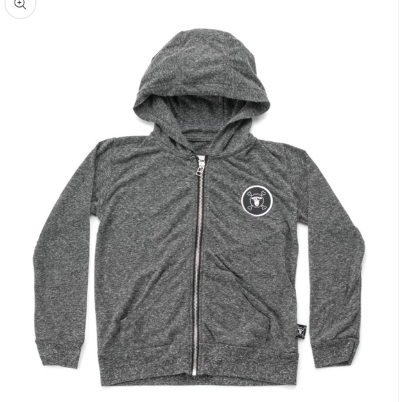 Nununu Charcoal Zip-Up Hoodie - Picture 6 of 6